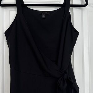Banana Republic Black Wrap Sleeveless Blouse XS